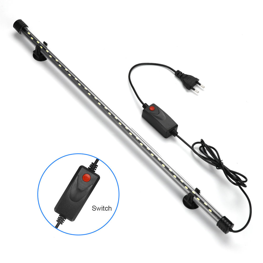 Grow Light Led - Aquarium LED-Beleuchtung Wasserdichte Fischbeckenlampe Pflanzenwachstumslampe 18-48CM