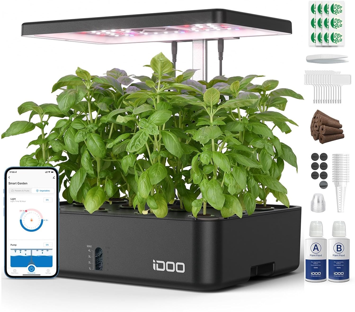 12-Pods-WiFi-Hydroponik-Anbaus – Indoor Garden Kit Bewertung und Preis